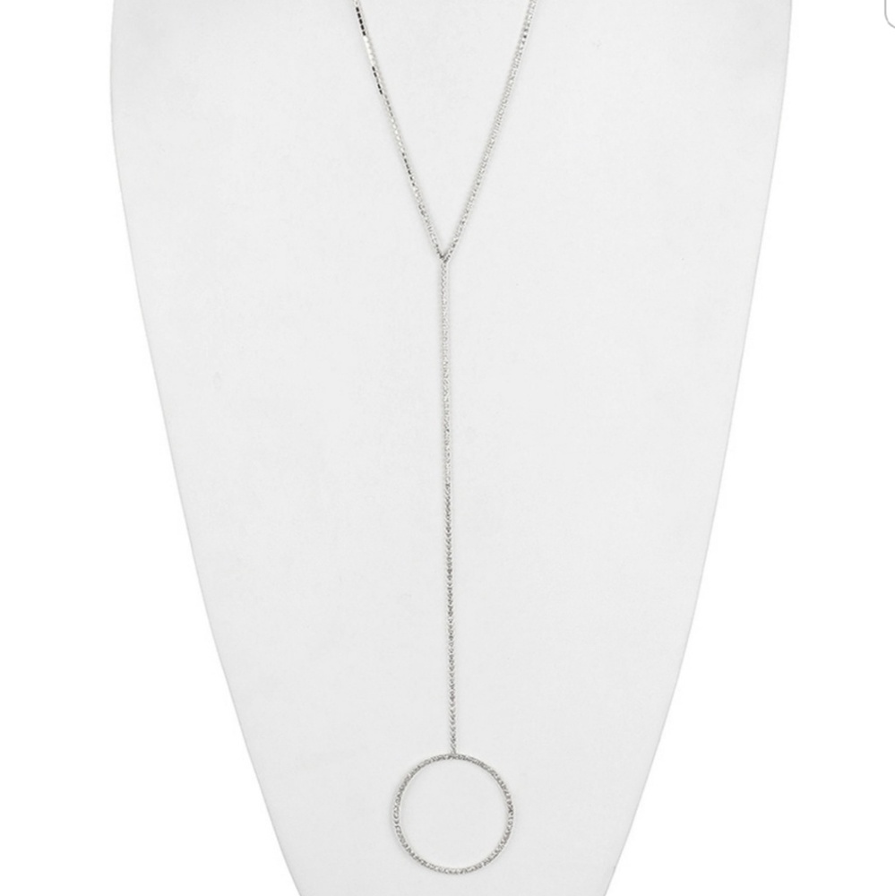 Long Silver Necklace